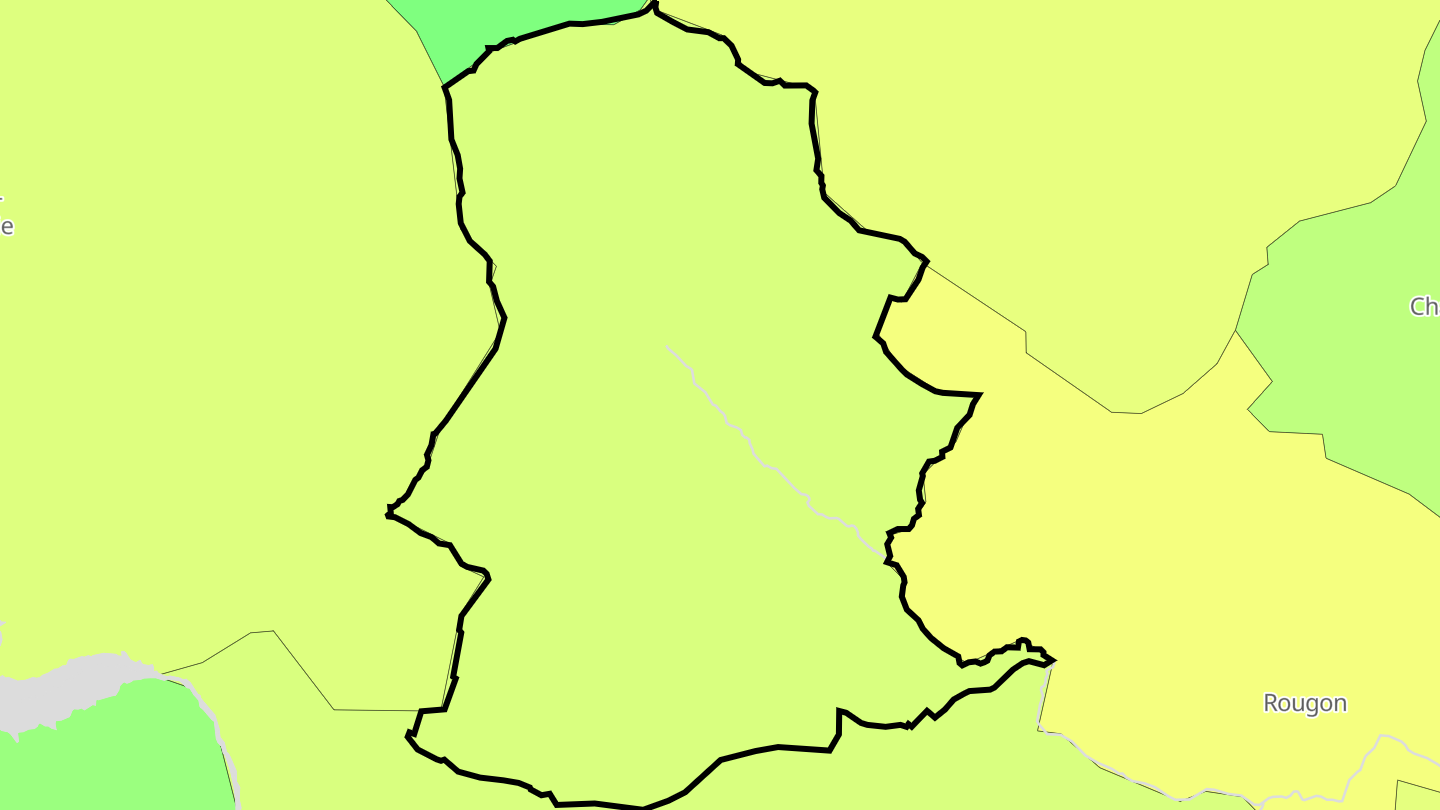 Carte des prix de l'immobilier Châteauneuf-lès-Moustiers