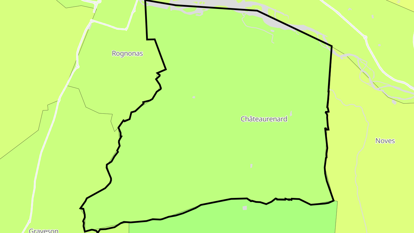 Carte des prix de l'immobilier Châteaurenard
