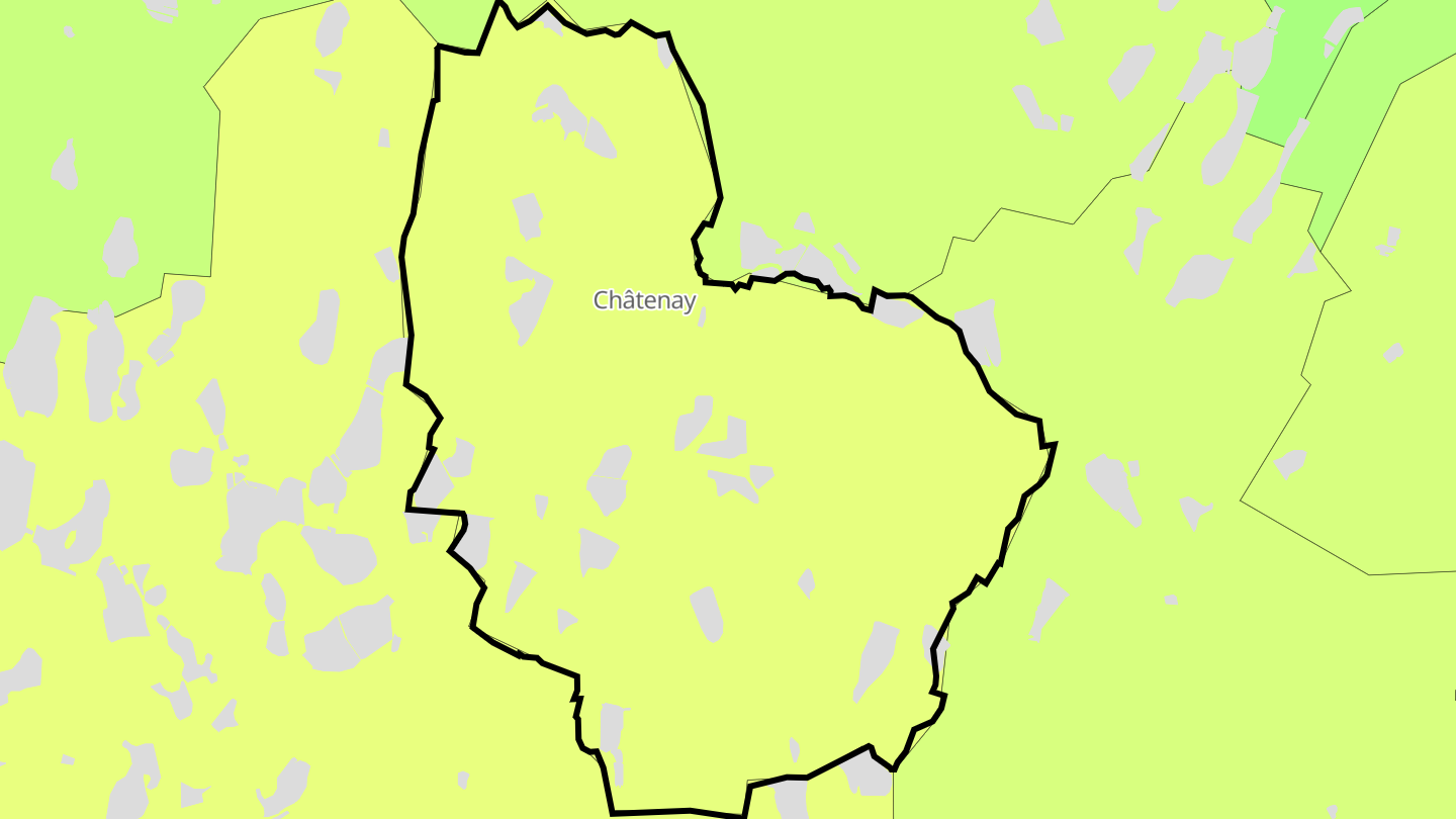 Carte des prix de l'immobilier Châtenay