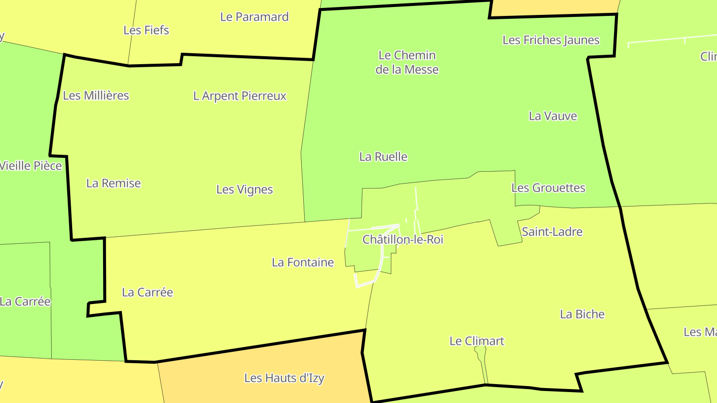 Carte des prix de l'immobilier Châtillon-le-Roi