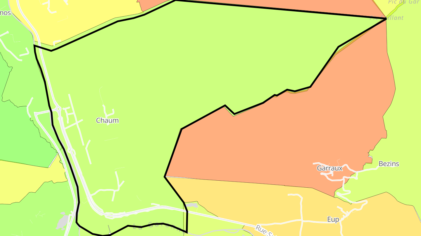 Carte des prix de l'immobilier Chaum