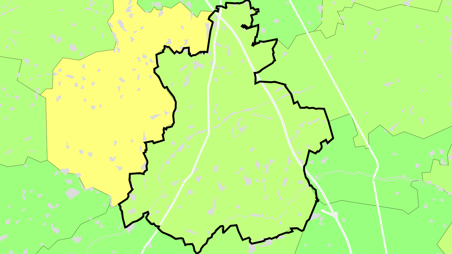 Carte des prix de l'immobilier Chaumont-sur-Tharonne