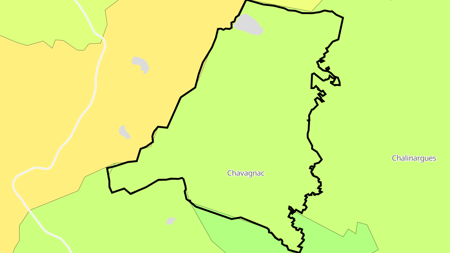 Carte des prix de l'immobilier Chavagnac