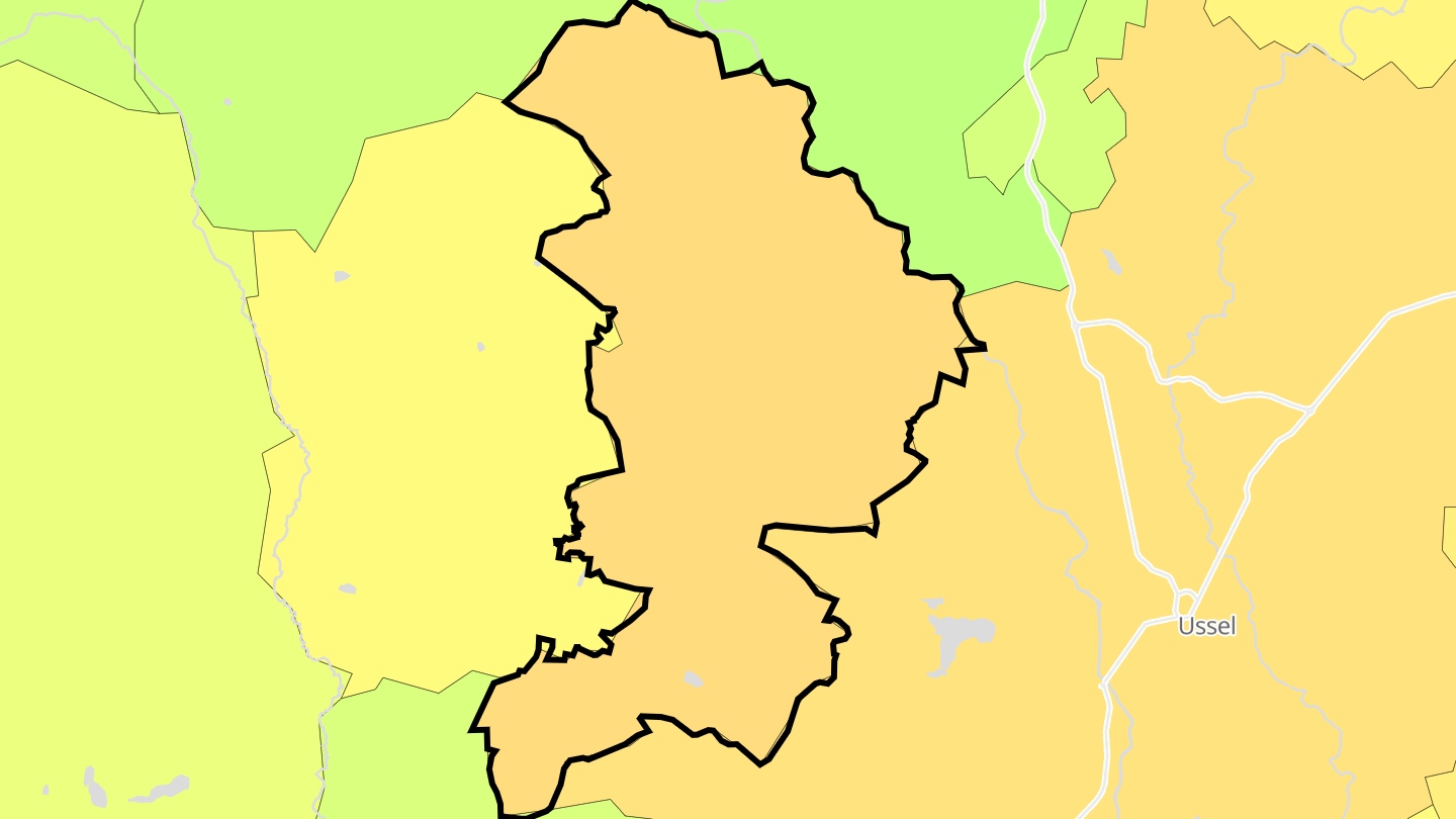 Carte des prix de l'immobilier Chaveroche