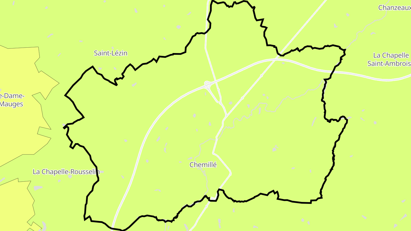 Carte des prix de l'immobilier Chemillé