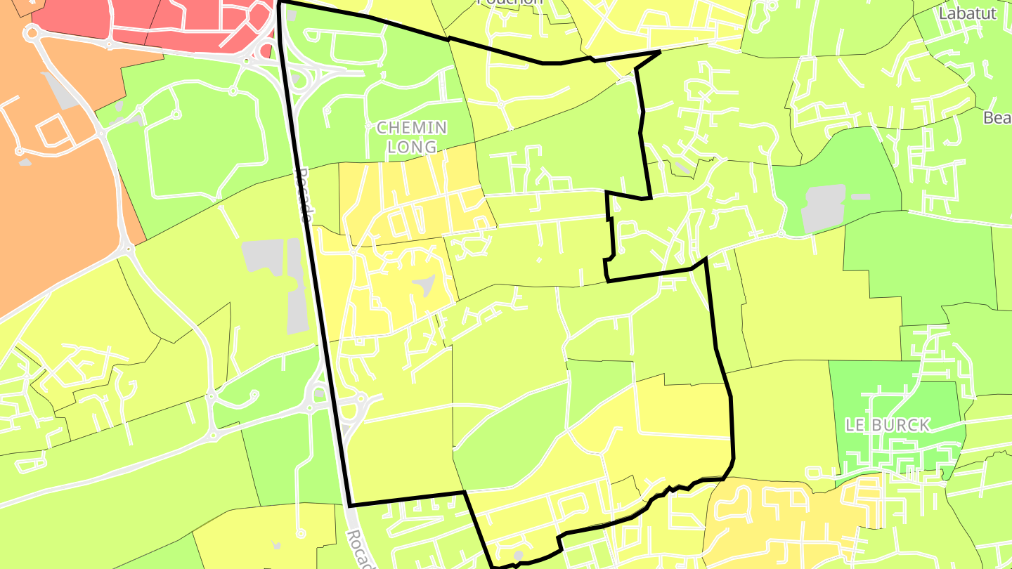 Carte des prix de l'immobilier Chemin Long