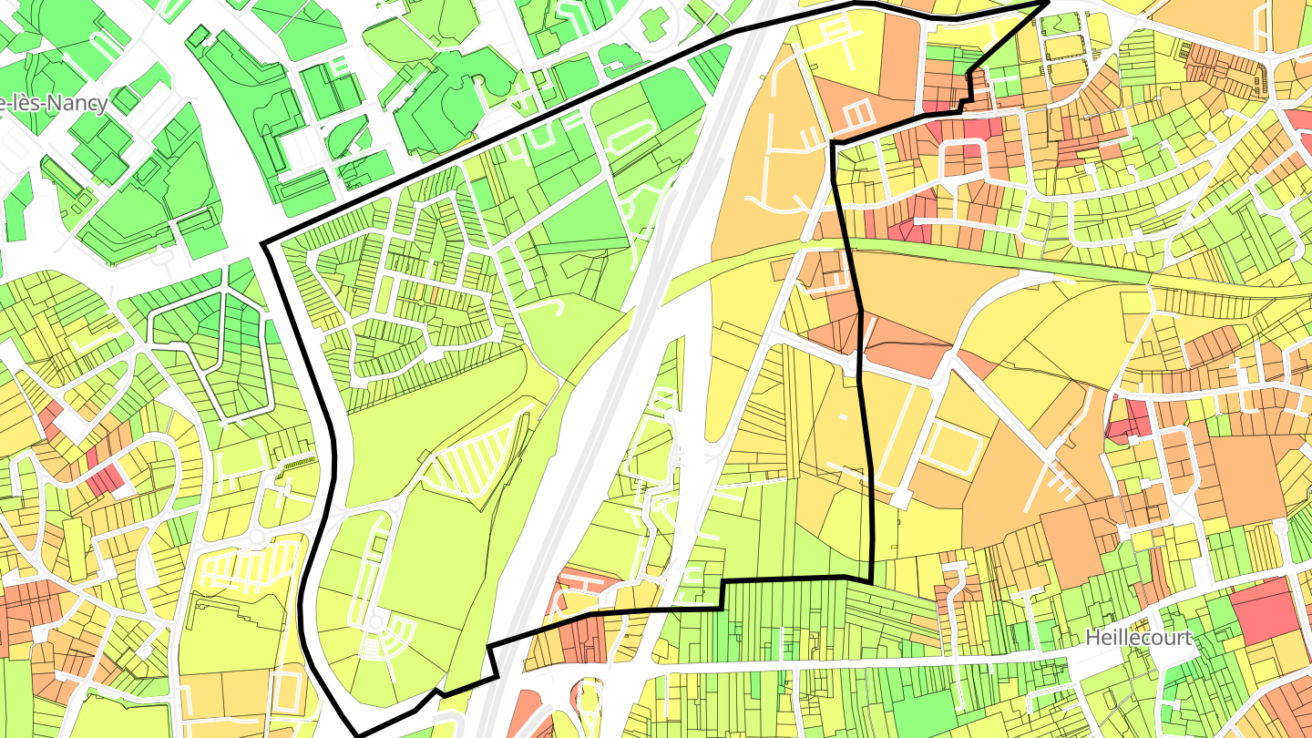 Carte des prix de l'immobilier Cheminots Lorrains Bizet