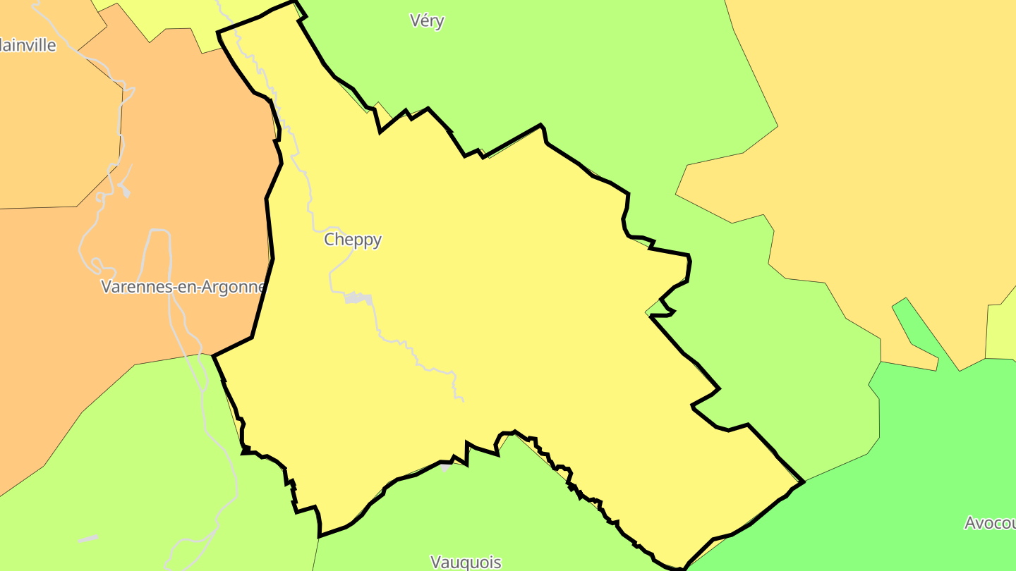 Carte des prix de l'immobilier Cheppy