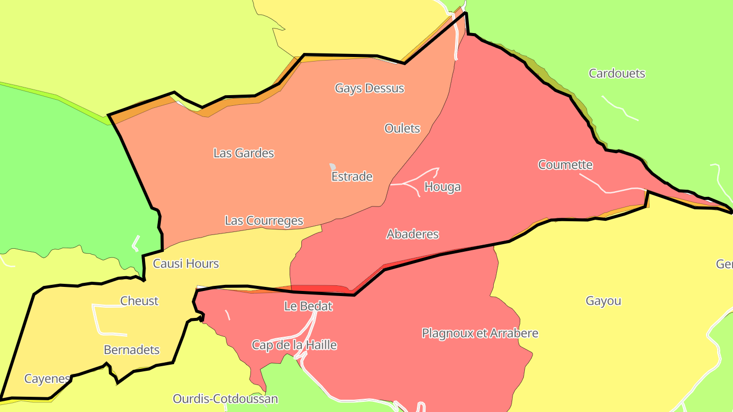 Carte des prix de l'immobilier Cheust