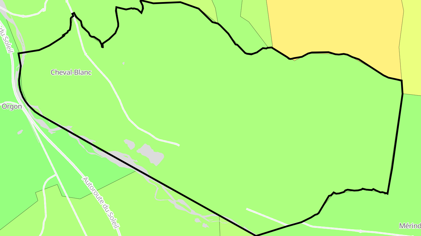 Carte des prix de l'immobilier Cheval-Blanc