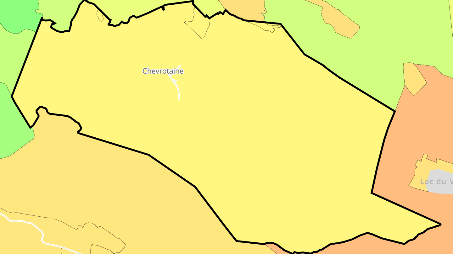 Carte des prix de l'immobilier Chevrotaine