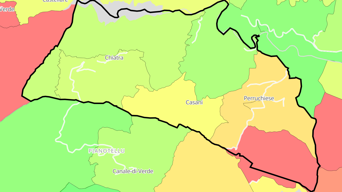 Carte des prix de l'immobilier Chiatra