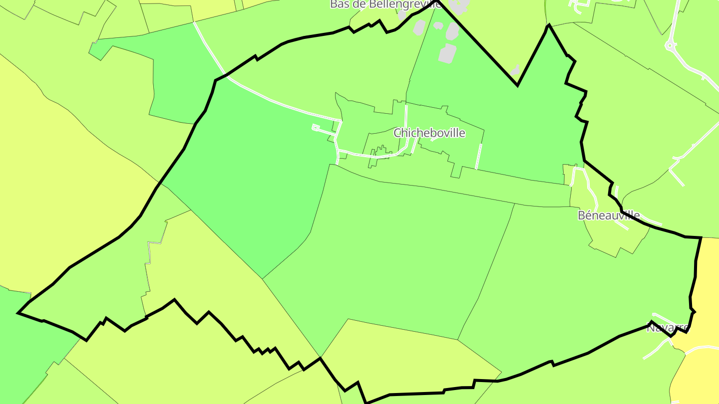 Carte des prix de l'immobilier Chicheboville