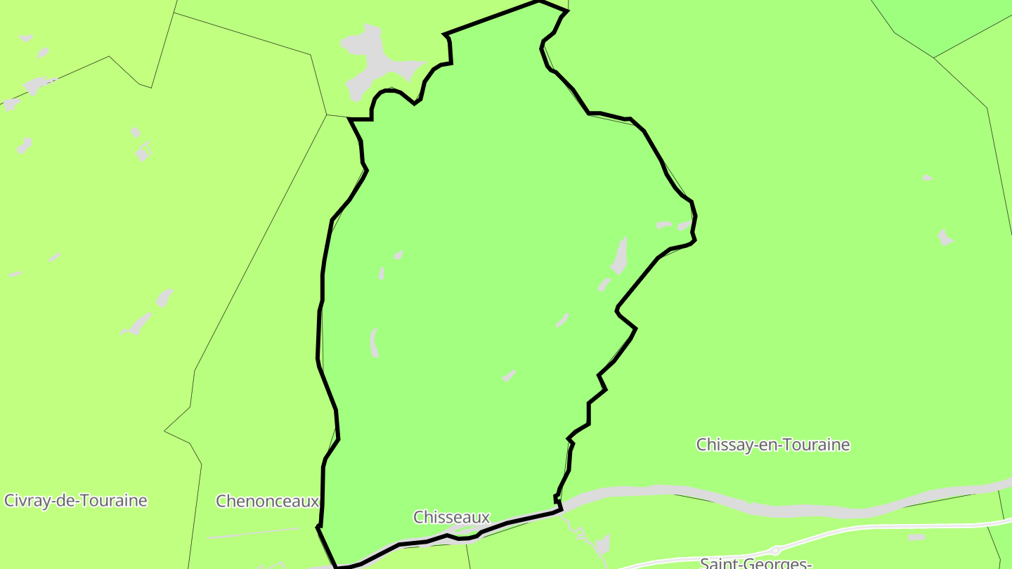 Carte des prix de l'immobilier Chisseaux