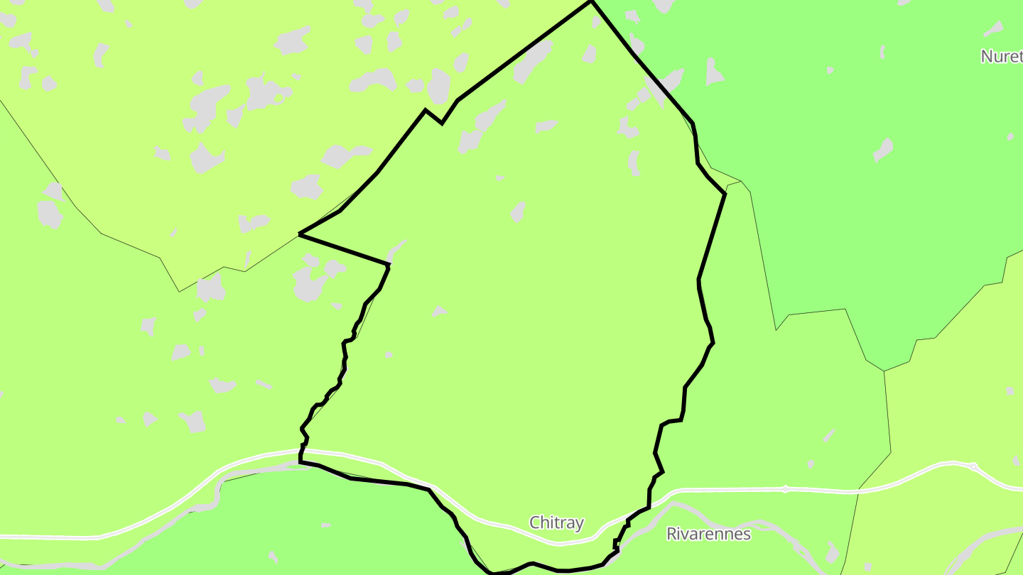 Carte des prix de l'immobilier Chitray