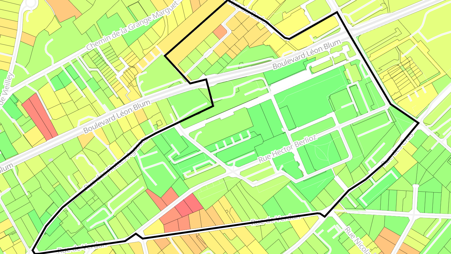 Carte des prix de l'immobilier Chopin