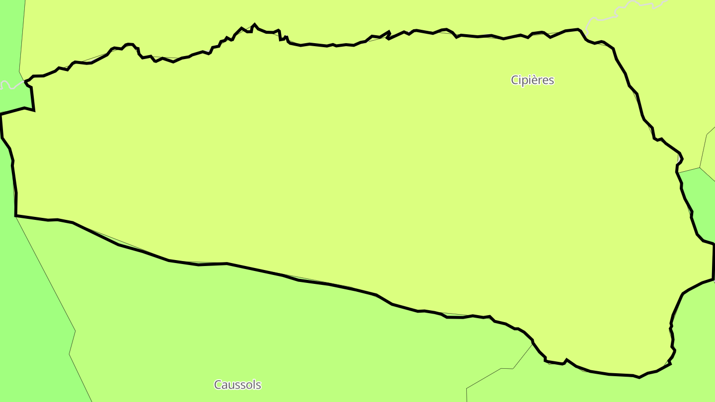 Carte des prix de l'immobilier Cipières