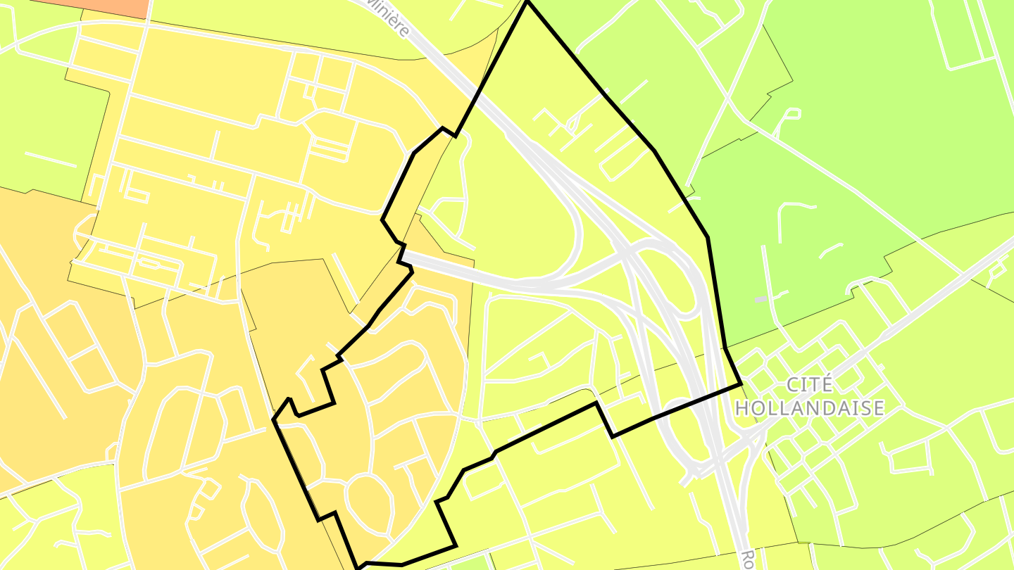 Carte des prix de l'immobilier Cité des Oiseaux