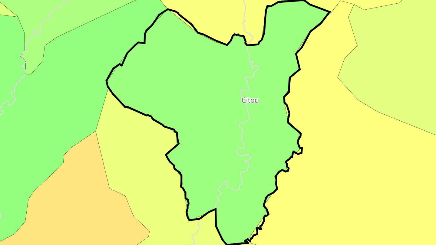 Carte des prix de l'immobilier Citou