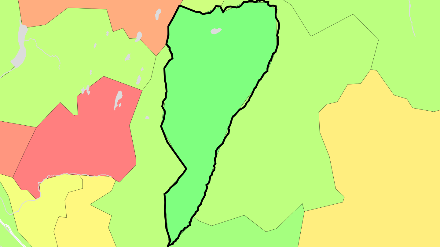Carte des prix de l'immobilier Clavans-en-Haut-Oisans