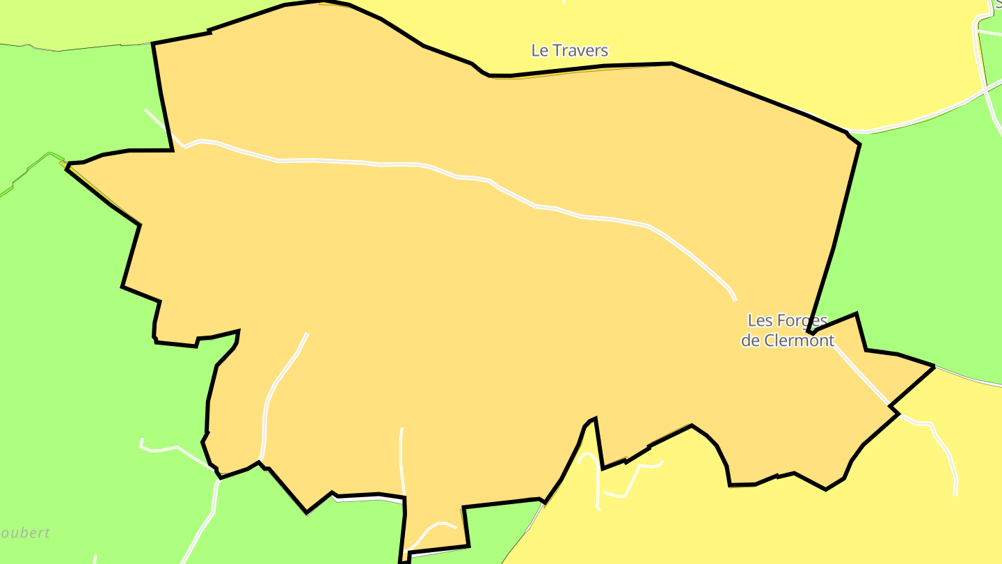 Carte des prix de l'immobilier Clermont-en-Auge