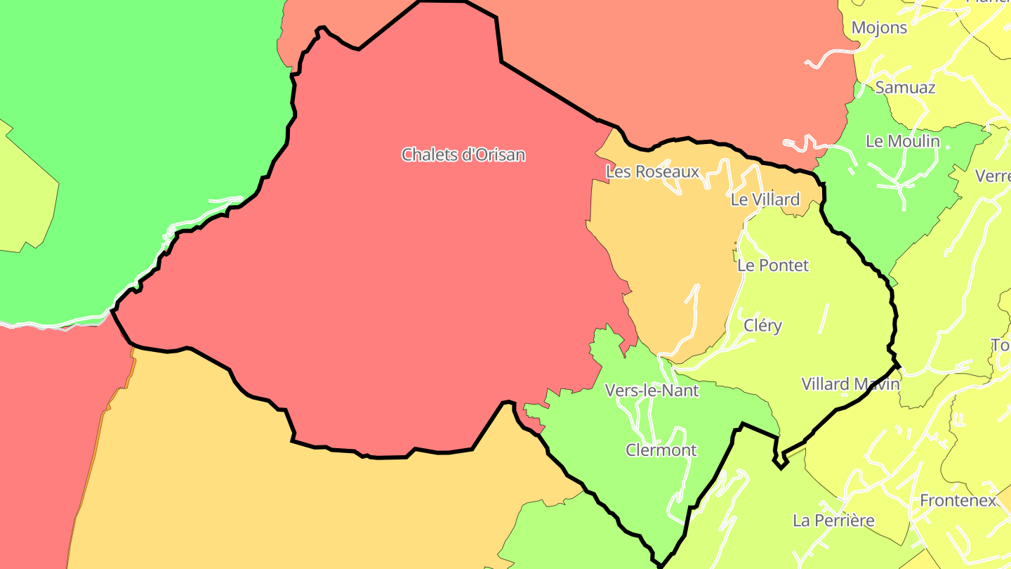 Carte des prix de l'immobilier Cléry