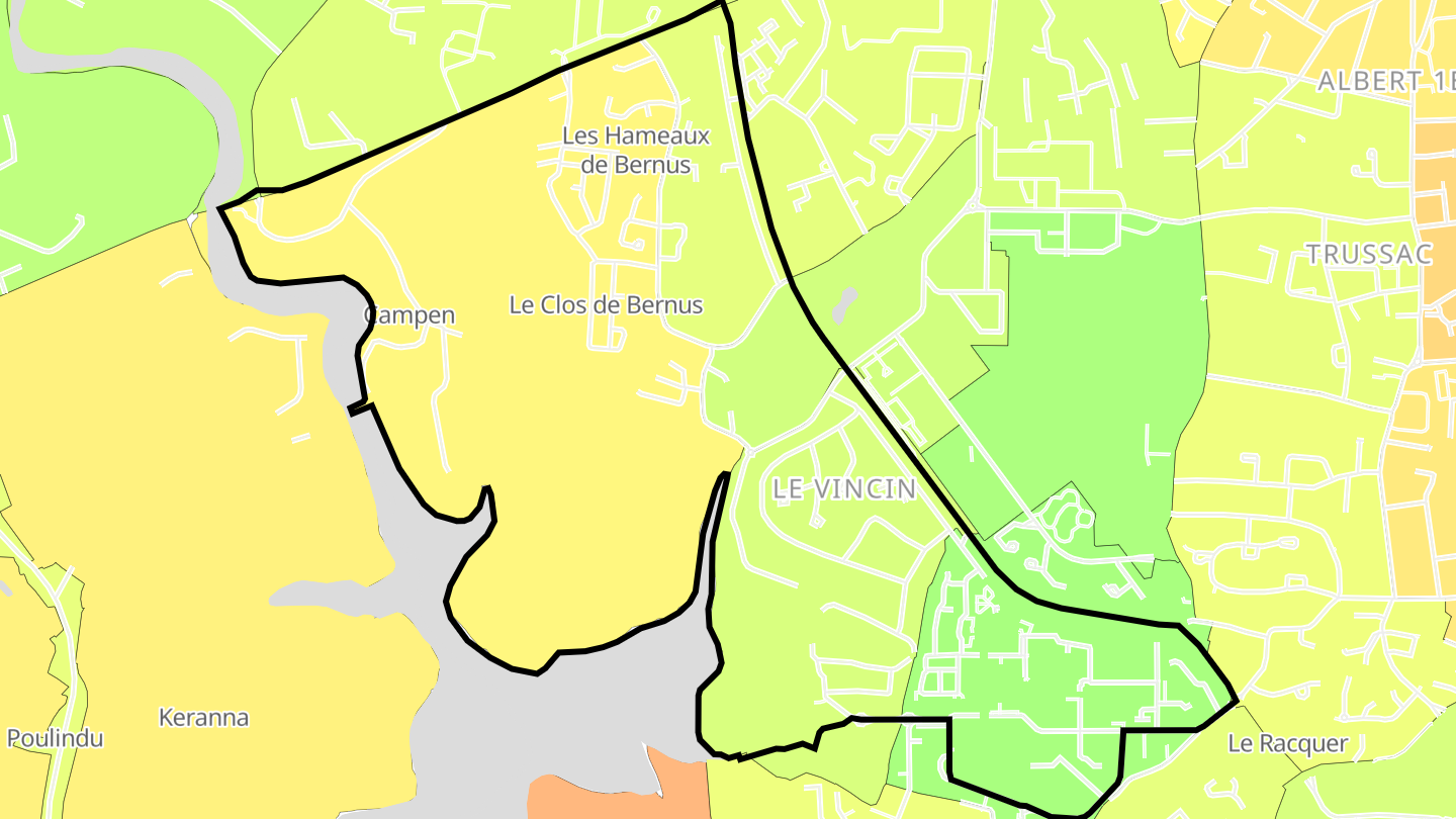 Carte des prix de l'immobilier Cliscouët