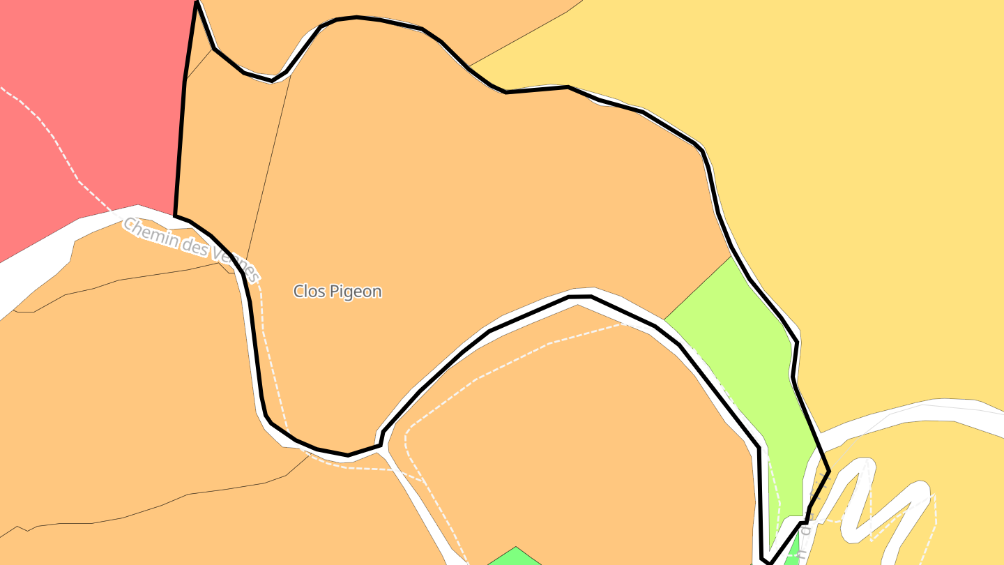 Carte des prix de l'immobilier Clos Pigeon