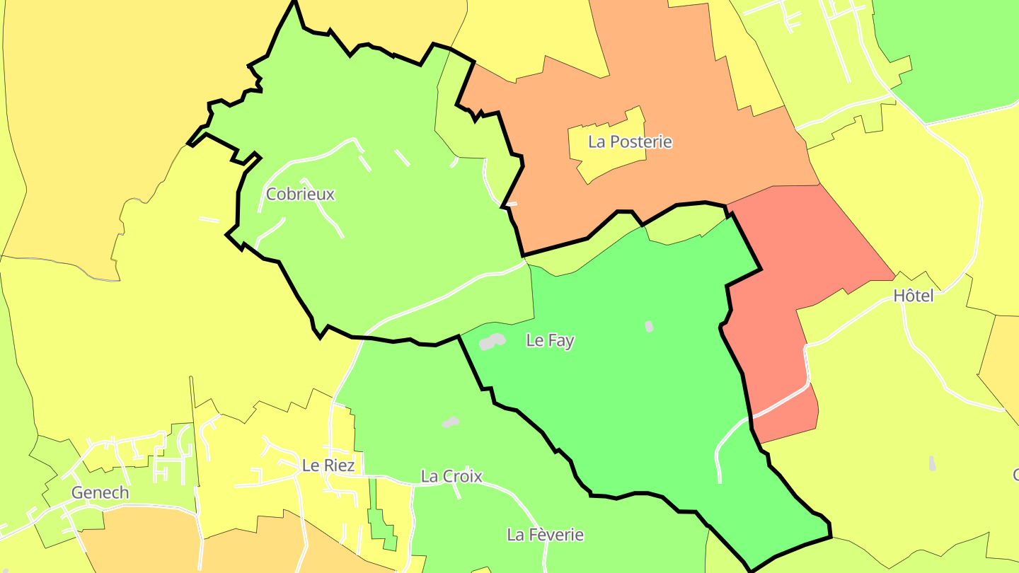 Carte des prix de l'immobilier Cobrieux