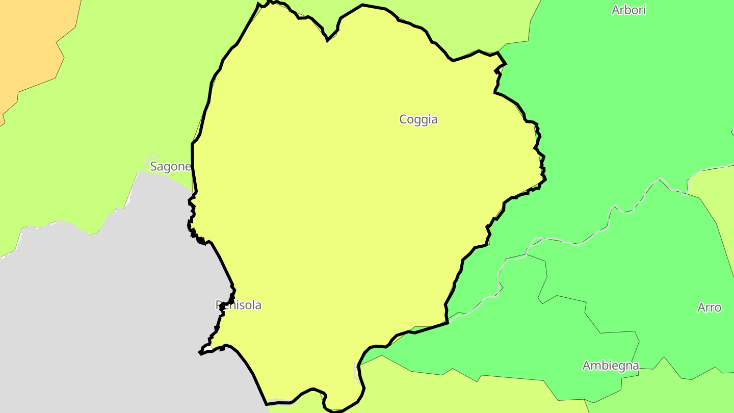 Carte des prix de l'immobilier Coggia