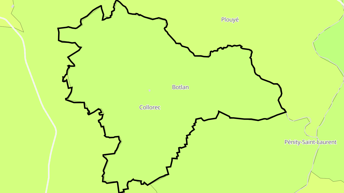 Carte des prix de l'immobilier Collorec