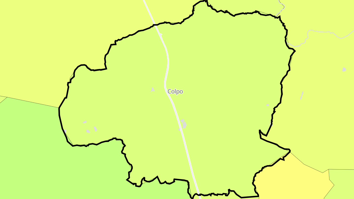 Carte des prix de l'immobilier Colpo