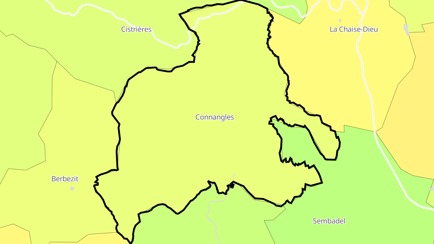 Carte des prix de l'immobilier Connangles