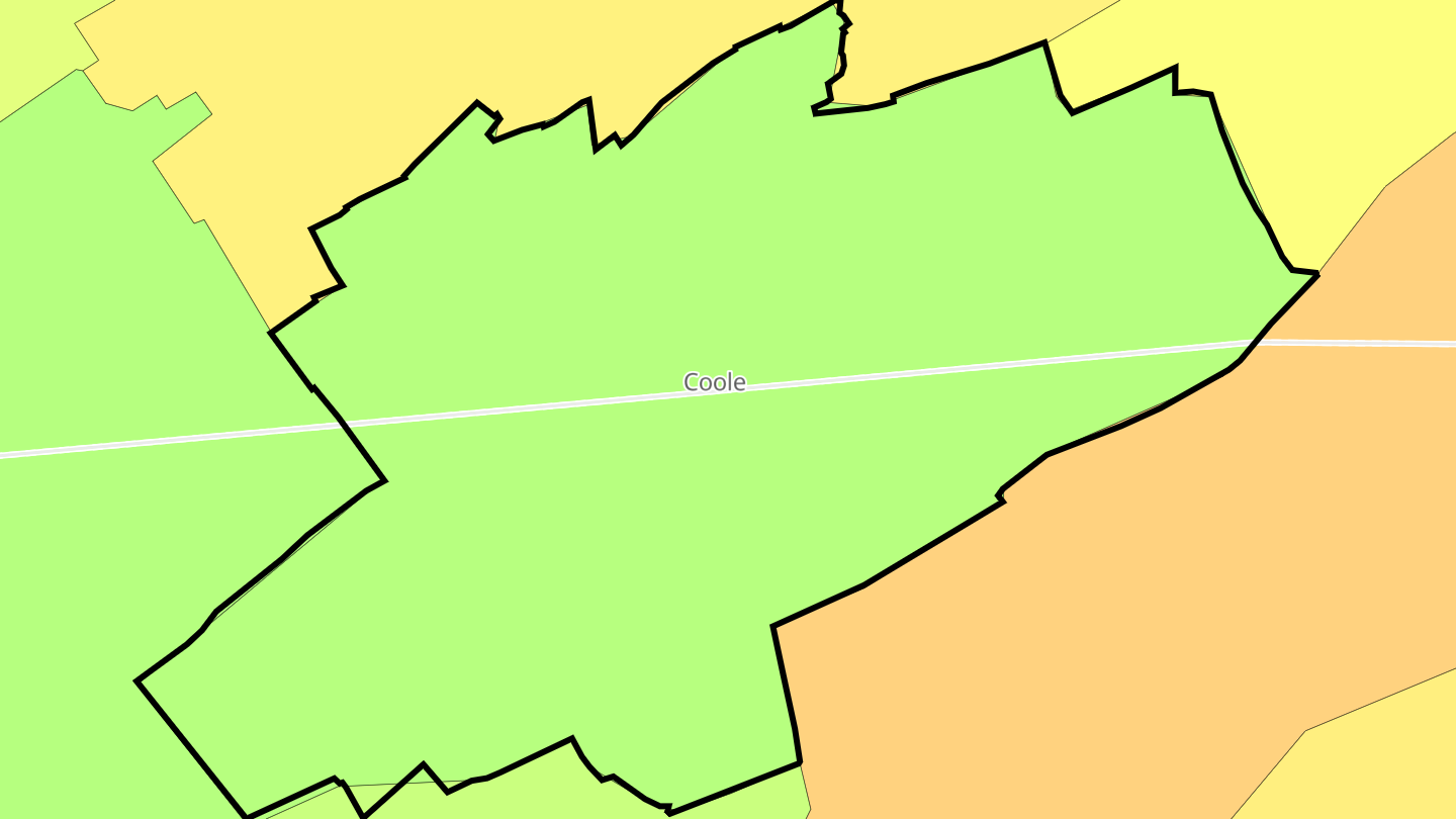 Carte des prix de l'immobilier Coole