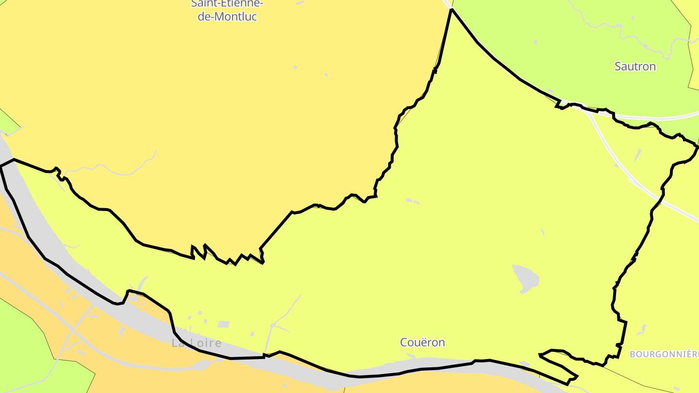 Carte des prix de l'immobilier Couëron