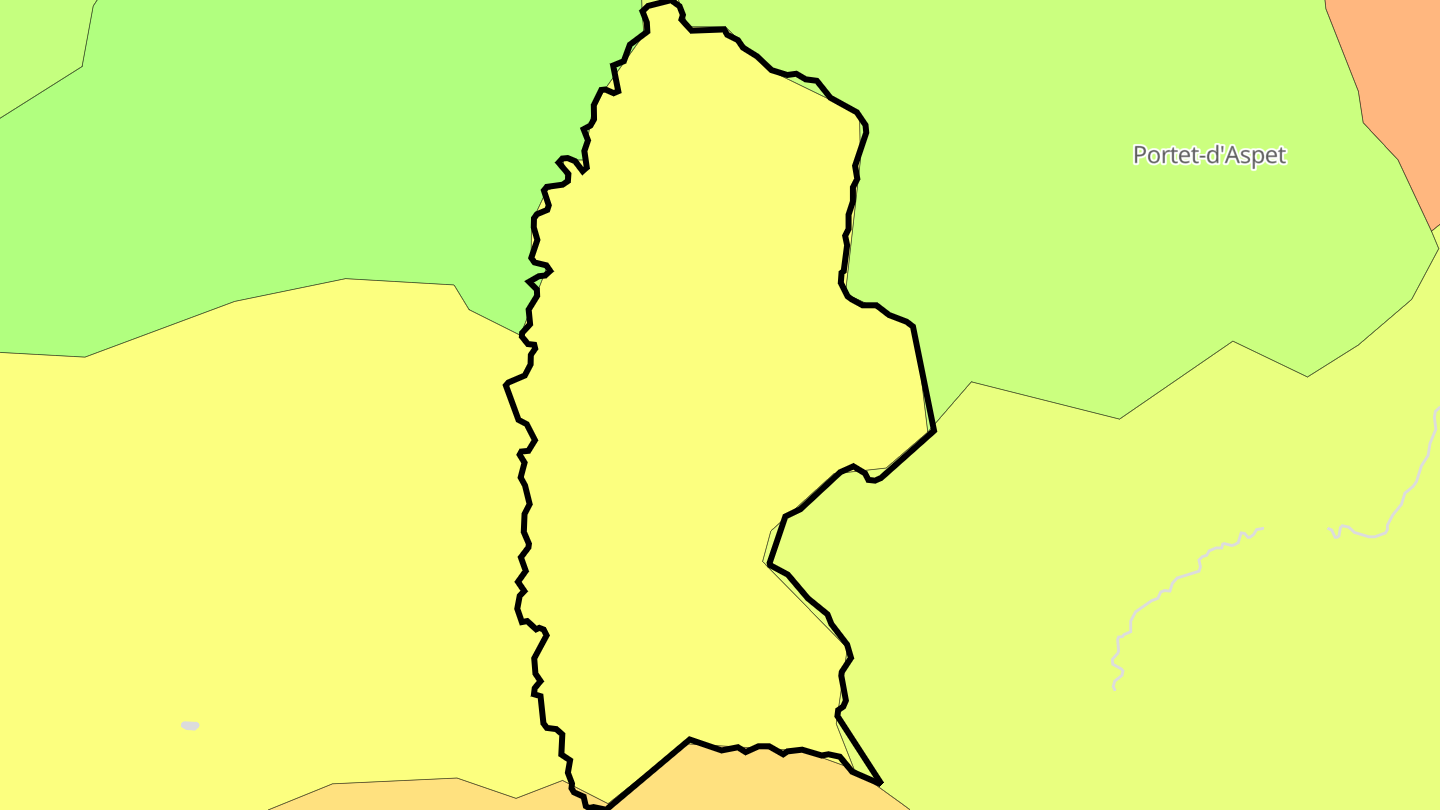 Carte des prix de l'immobilier Couledoux
