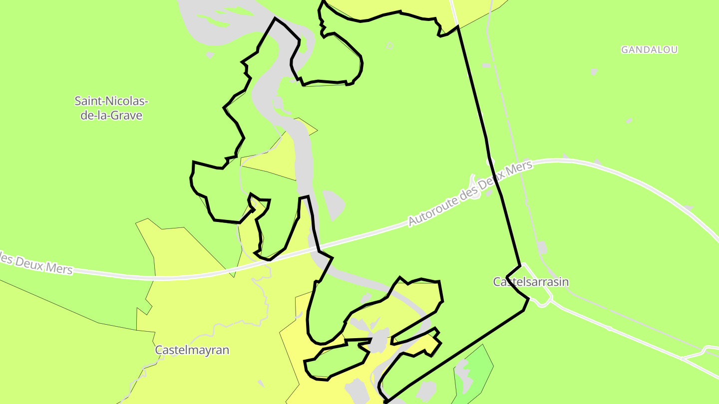 Carte des prix de l'immobilier Courbieu