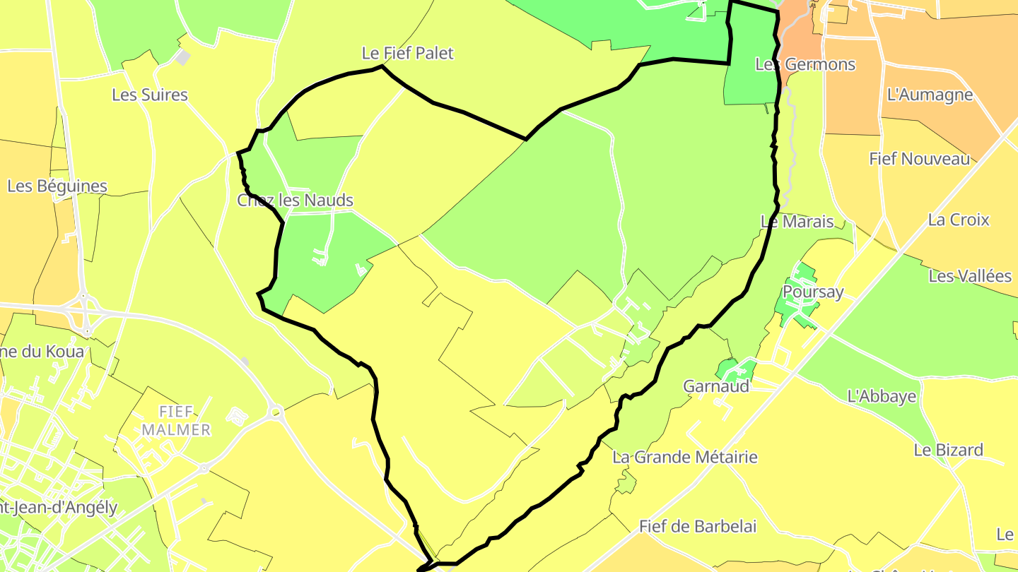 Carte des prix de l'immobilier Courcelles