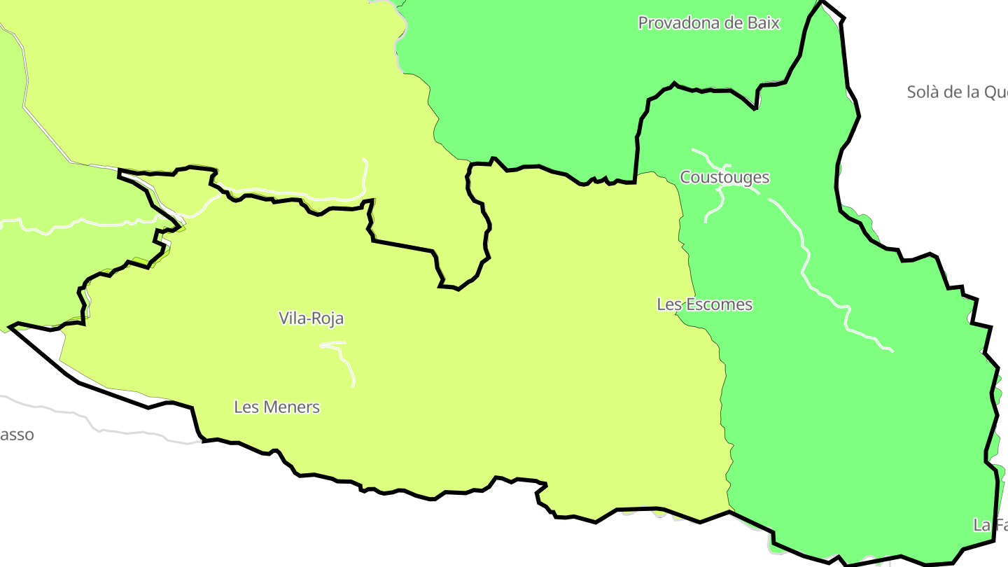 Carte des prix de l'immobilier Coustouges