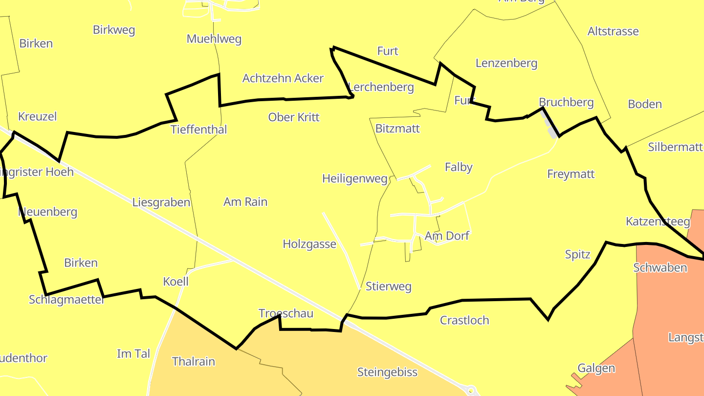 Carte des prix de l'immobilier Crastatt