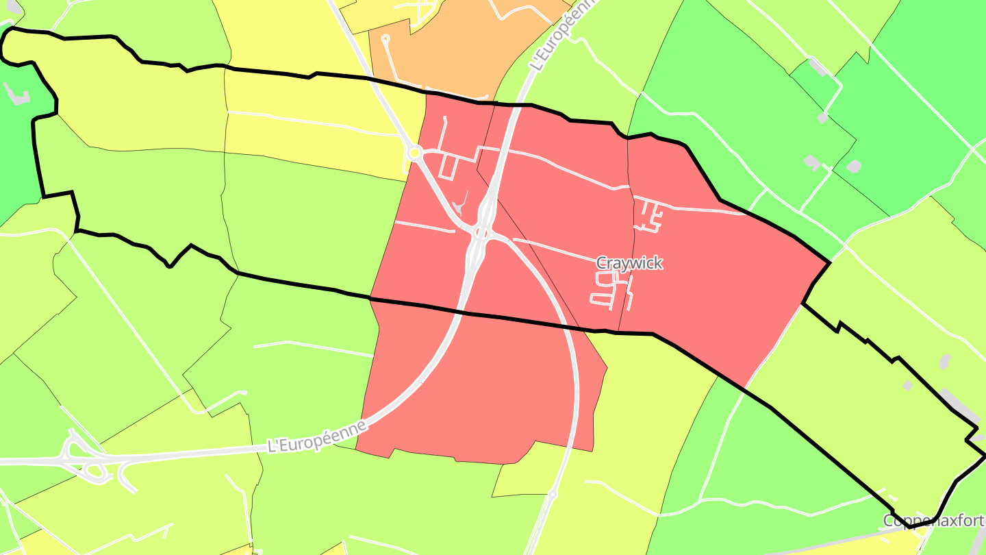 Carte des prix de l'immobilier Craywick
