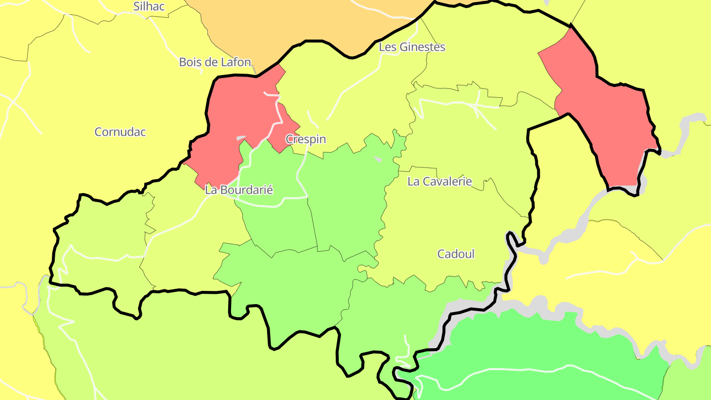 Carte des prix de l'immobilier Crespin