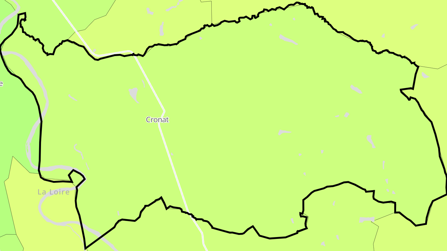 Carte des prix de l'immobilier Cronat