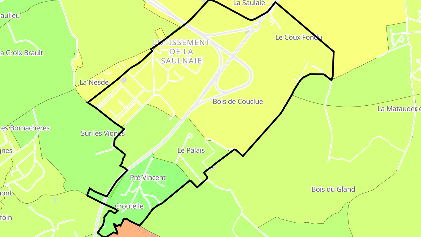 Carte des prix de l'immobilier Croutelle