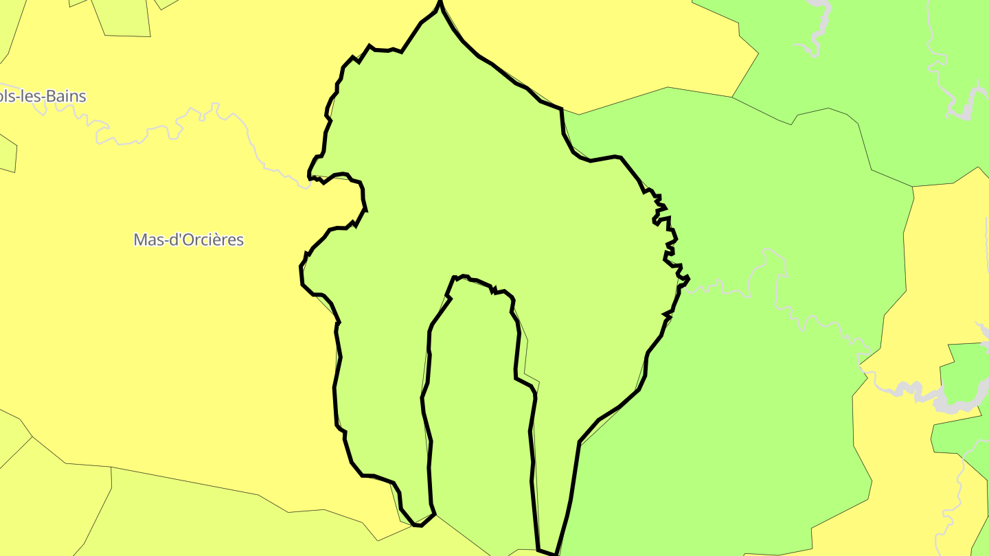 Carte des prix de l'immobilier Cubières