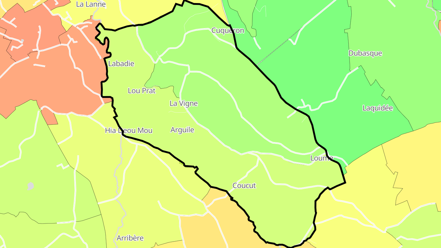 Carte des prix de l'immobilier Cuqueron