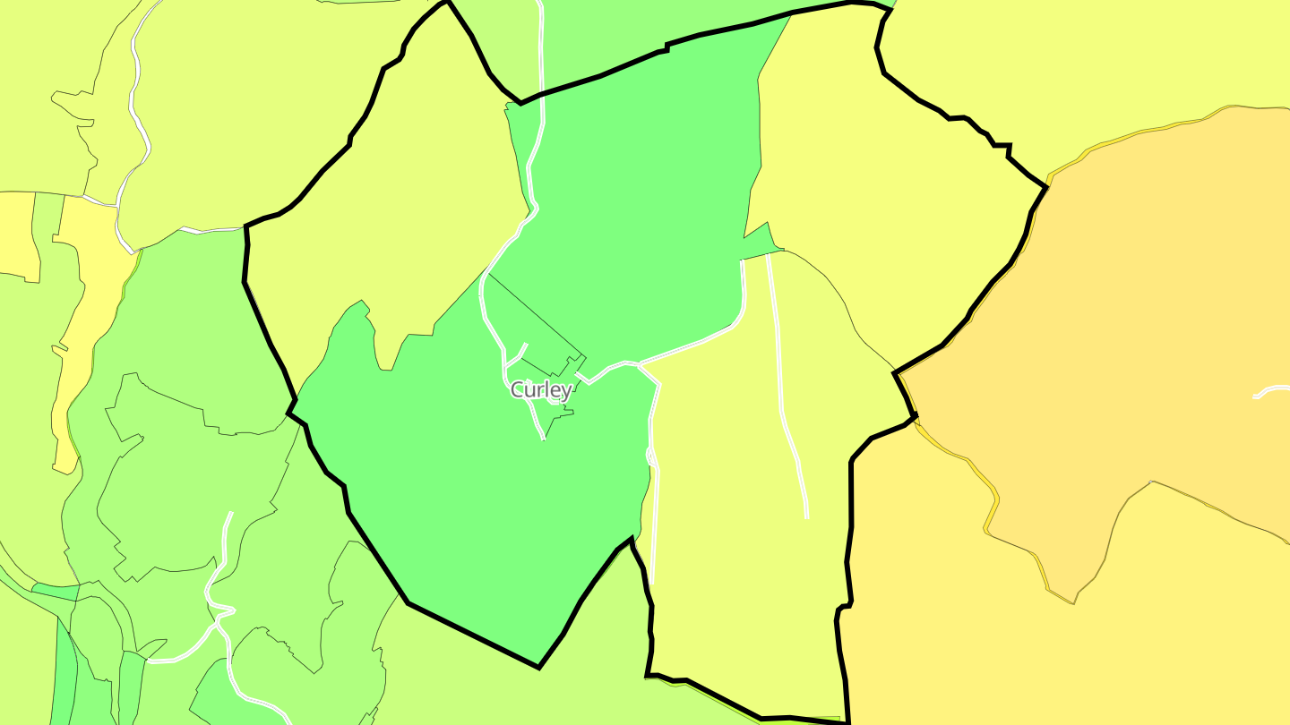 Carte des prix de l'immobilier Curley