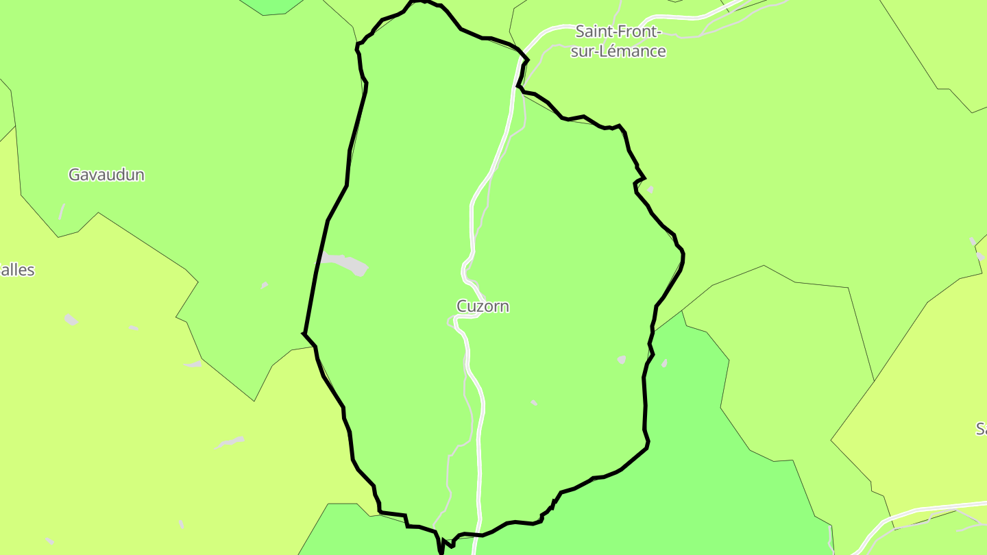 Carte des prix de l'immobilier Cuzorn