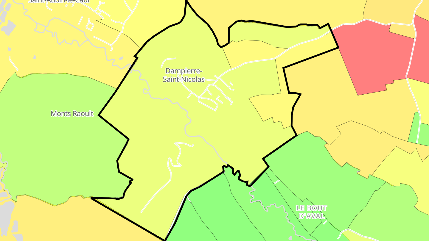 Carte des prix de l'immobilier Dampierre-Saint-Nicolas