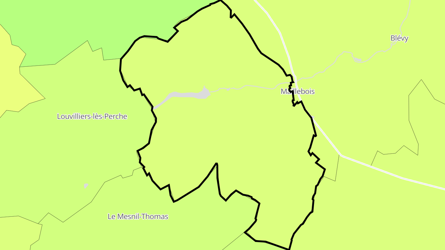 Carte des prix de l'immobilier Dampierre-sur-Blévy